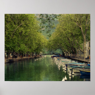 Poster du canal de Vassé, Annecy, France