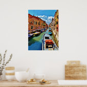 Poster du canal de Venise (Cuisine)
