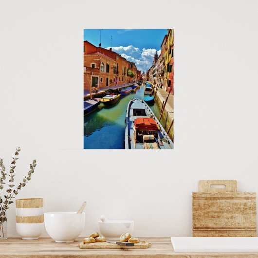 Poster du canal de Venise (Cuisine)