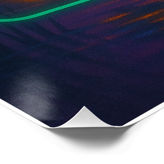 Poster du canard de bois Neon (Coin)