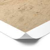 Poster du canoë sur la plage (Coin)