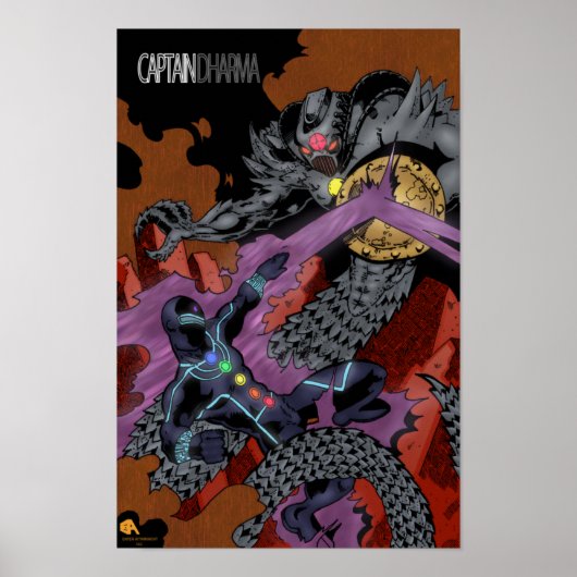 Poster du capitaine Dharma (Devant)