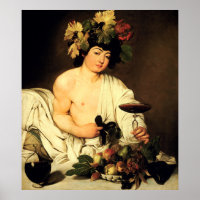 Poster du Caravaggio Bacchus
