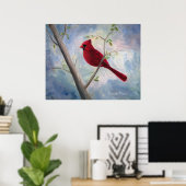 Poster du cardinal (Bureau à domicile)