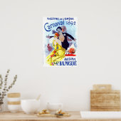 Poster du Carnaval de Jules Cheret (Cuisine)