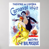 Poster du Carnaval de Jules Cheret (Devant)