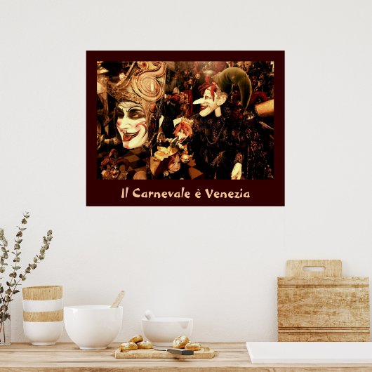 Poster du Carnaval de Venise (Cuisine)