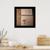 Poster du carnet de croquis du soldat russe (Cuisine)