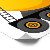 Poster du Carré de la fête d'anniversaire de la fê (Coin)