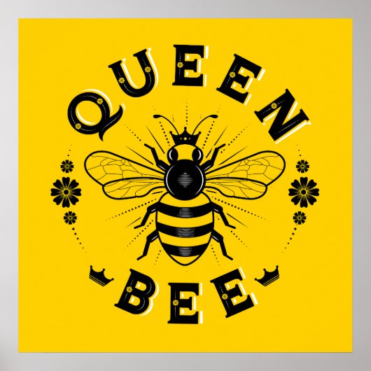 Poster du Carré Queen Bee (24x24) (Devant)