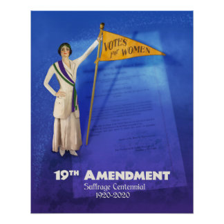 Poster du centenaire du Suffrage