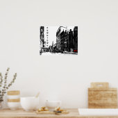 Poster du centre-ville de Manhattan (Cuisine)