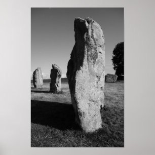Poster du cercle de pierre d'Avebury