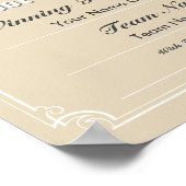 Poster du certificat de concours de pool (Coin)