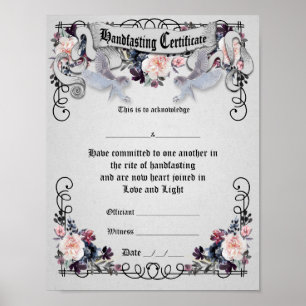 Poster du certificat de jeûne - Chouettes d'Imagin