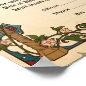 Poster du certificat de jeûne - Médiéval (Coin)