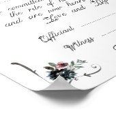 Poster du certificat de jeûne - Sur un rêve (Coin)