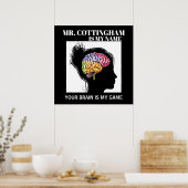 Poster du cerveau de l'enseignant (Cuisine)