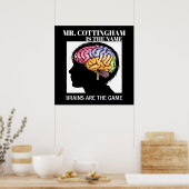 Poster du cerveau de l'enseignant (Cuisine)