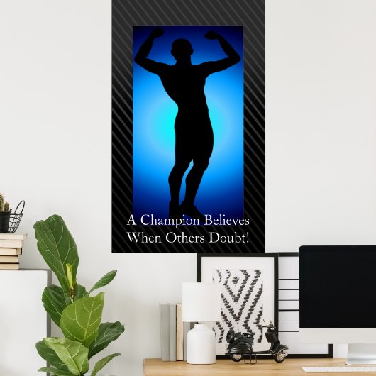 Poster du champion (Bureau à domicile)