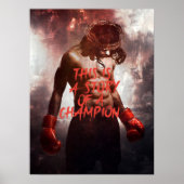 Poster du Champion Jésus (Devant)