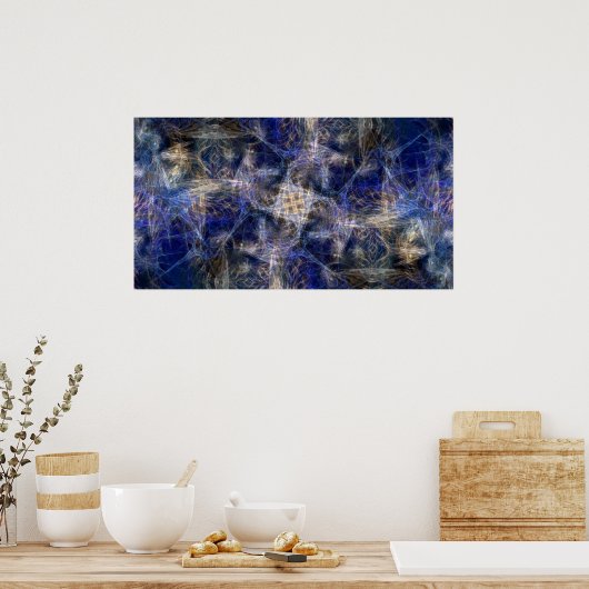 Poster du chaos fractal (Cuisine)