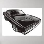 Poster du chargeur de Dodge 1969 (Devant)