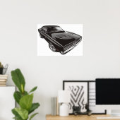 Poster du chargeur de Dodge 1969 (Bureau à domicile)