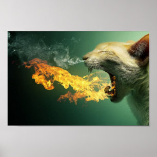 Poster du chat de respiration