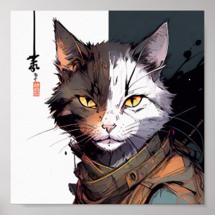 Poster du chat guerrier