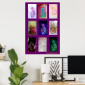 Poster du chat n° 1 (Bureau à domicile)