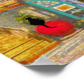 Poster du chat noir dans le tribunal (Coin)