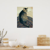 Poster du chat Tabby (Cuisine)