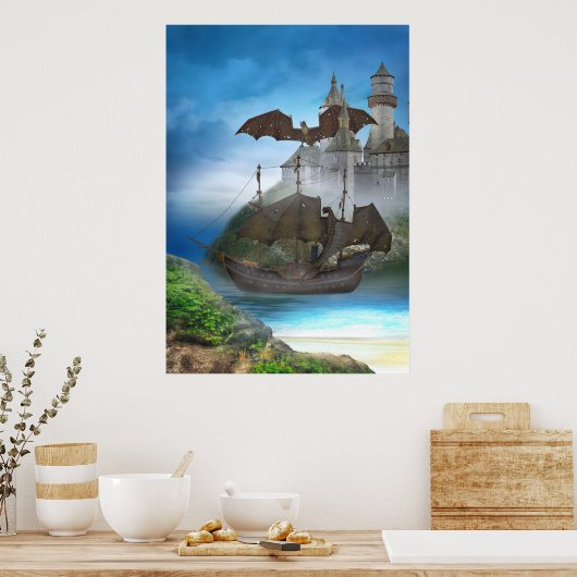 Poster du château de Dragon (Cuisine)