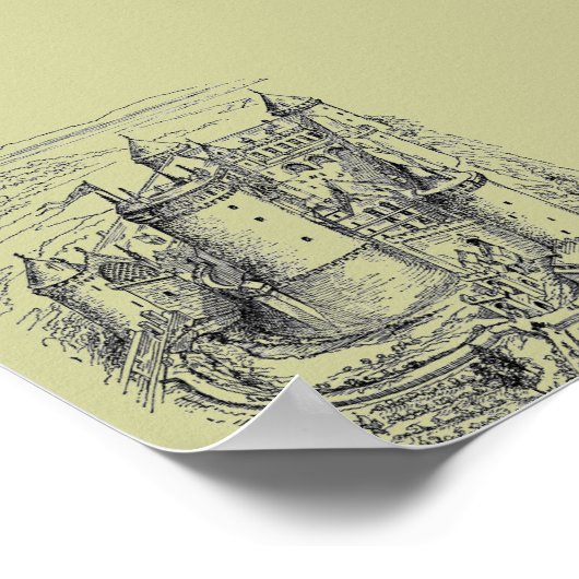 Poster du château médiéval (Coin)