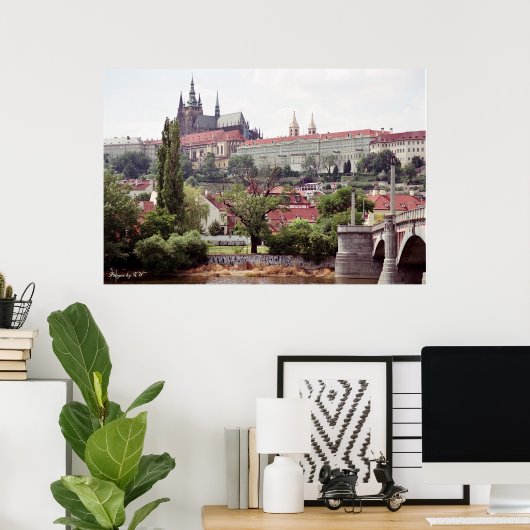 Poster du Château Royal à Prague (Bureau à domicile)