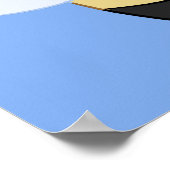 Poster du chef de porc portant un tablier Imprimer (Coin)