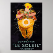 Poster du chef français vintage (Devant)