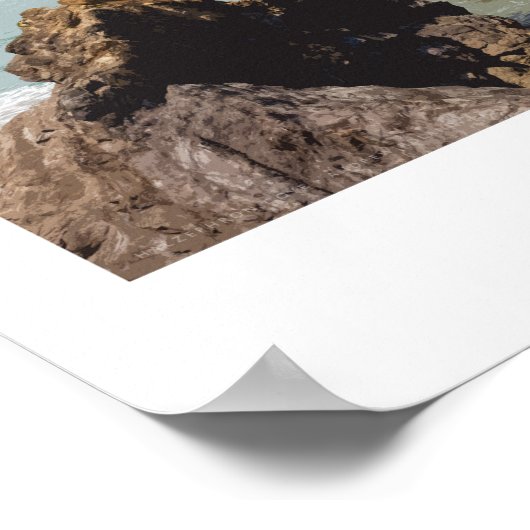 Poster du chemin de fer Cornwall (Coin)