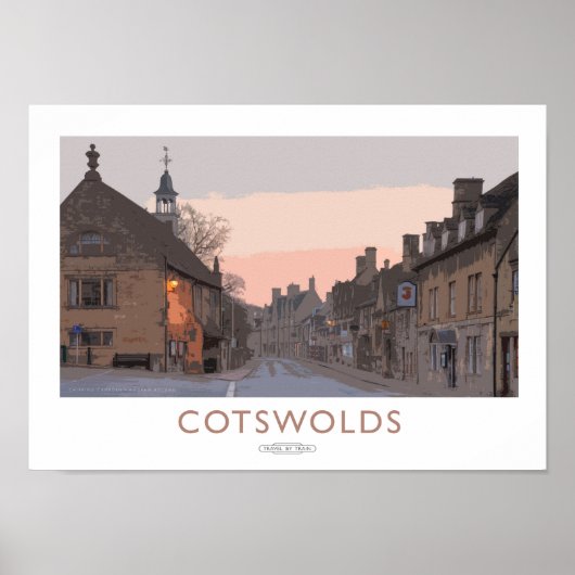 Poster du Chemin de fer Cotswolds (Devant)