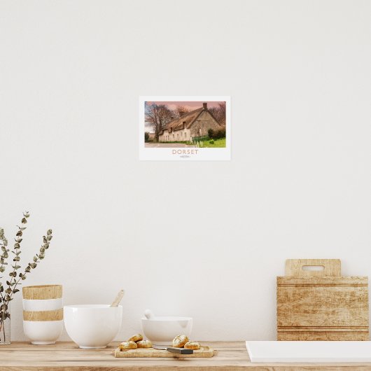Poster du chemin de fer Dorset (Cuisine)