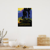 Poster du chemin de fer Sunset Limited Travel Sout (Cuisine)