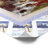 Poster du Chemin de fer vintage Zermatt (Coin)