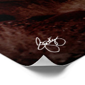 Poster du Cheval Blanc dans les Canyons de l'Utah (Coin)