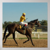 Poster du cheval de course Thoroughbred Imprimer (Devant)