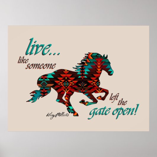 Poster du Cheval du Sud-Ouest (Devant)