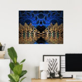Poster du Chevalier fractal (Bureau à domicile)