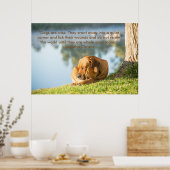 Poster du chien Boerboel avec Citation Inspiration (Cuisine)
