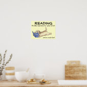 Poster du chien de lecture (Cuisine)