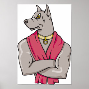 Poster du chien de sport